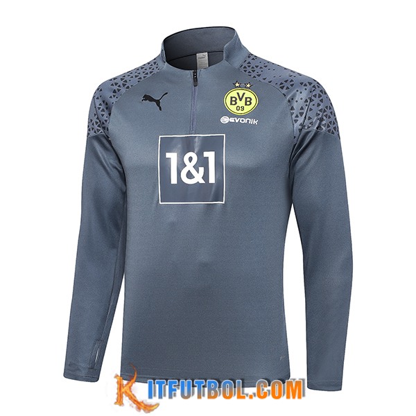 Sudadera De Entrenamiento Dortmund Gris 2023/2024