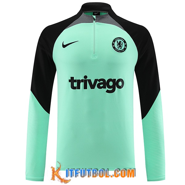 Sudadera De Entrenamiento FC Chelsea Verde 2023/2024