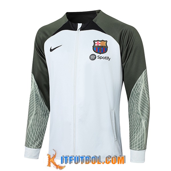 Chaquetas Futbol FC Barcelona Verde 2023/2024 -02