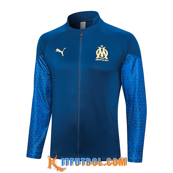 Chaquetas Futbol Marsella Azul 2023/2024