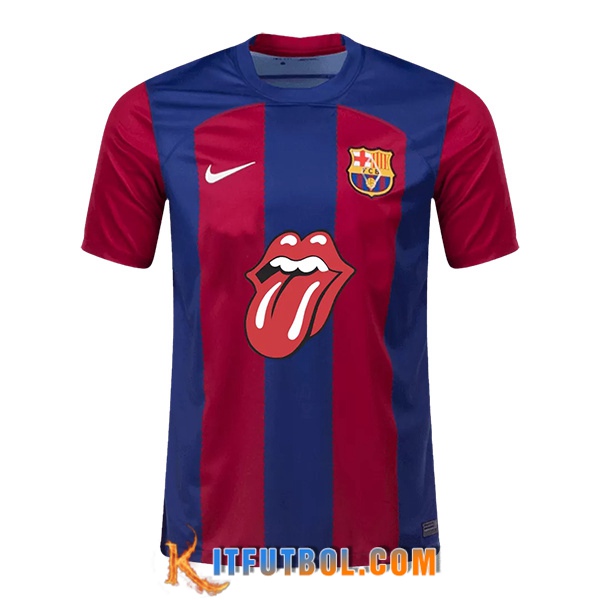 Camisetas De Futbol FC Barcelona x Rolling Stones 2023/2024