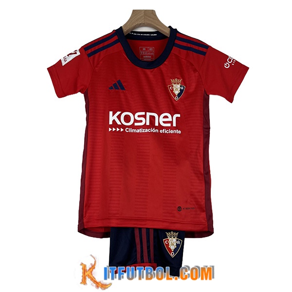 Camisetas De Futbol Atletico Osasuna Ninos Primera 2023/2024