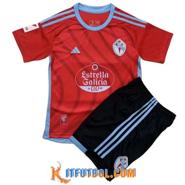 Camisetas De Futbol Celta Vigo Ninos Segunda 2023/2024