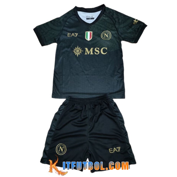 Camisetas De Futbol SSC Napoli Ninos Tercera 2023/2024