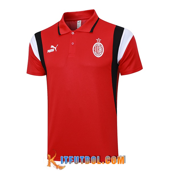 Camiseta Polo AC Milan Rojo 2023/2024 -04