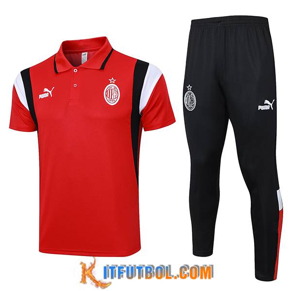 Camiseta Polo AC Milan Rojo 2023/2024 -03