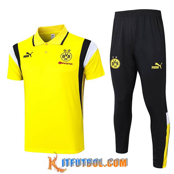 Camiseta Polo Dortmund Amarillo 2023/2024 -02