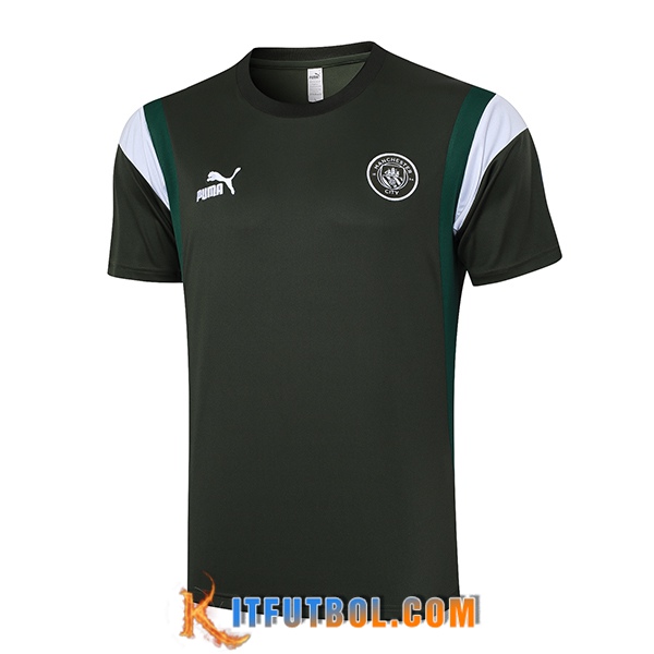 Camiseta Entrenamiento Manchester City Gris 2023/2024 -02