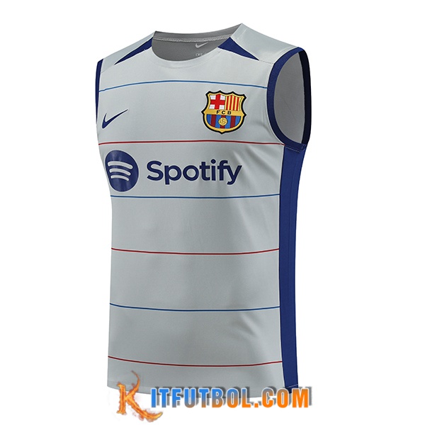 Chalecos De Futbol FC Barcelona Gris 2023/2024 -03