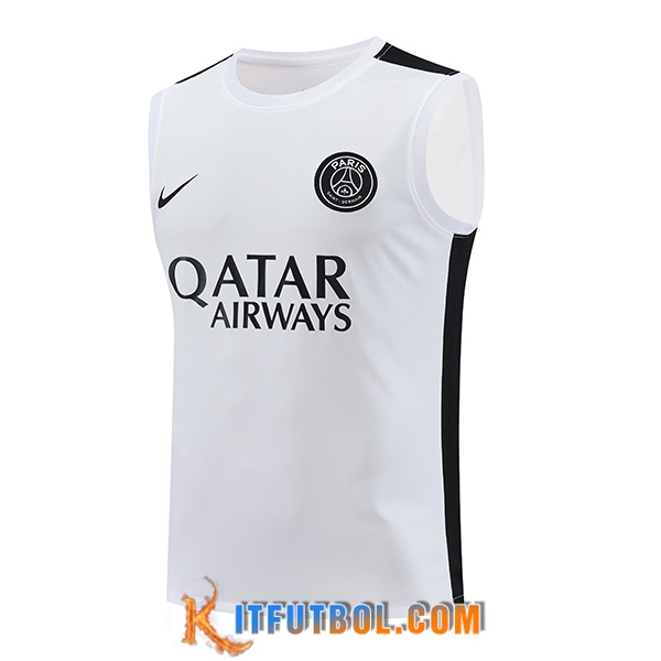 Chalecos De Futbol PSG Blanco 2023/2024 -03