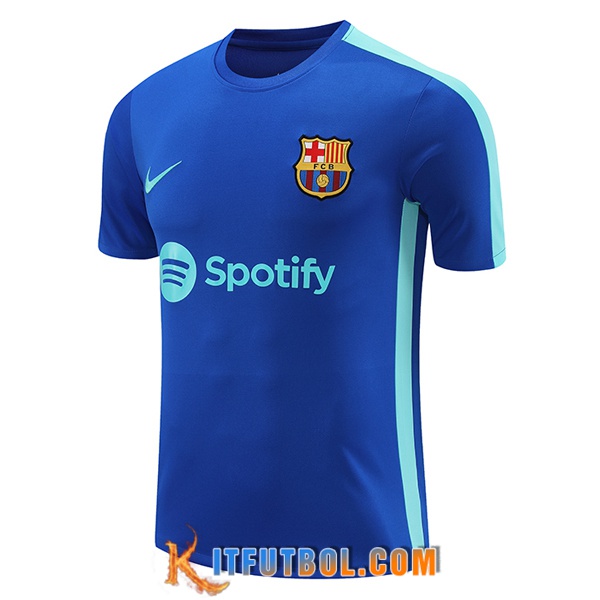 Camiseta Entrenamiento FC Barcelona Azul 2023/2024 -03