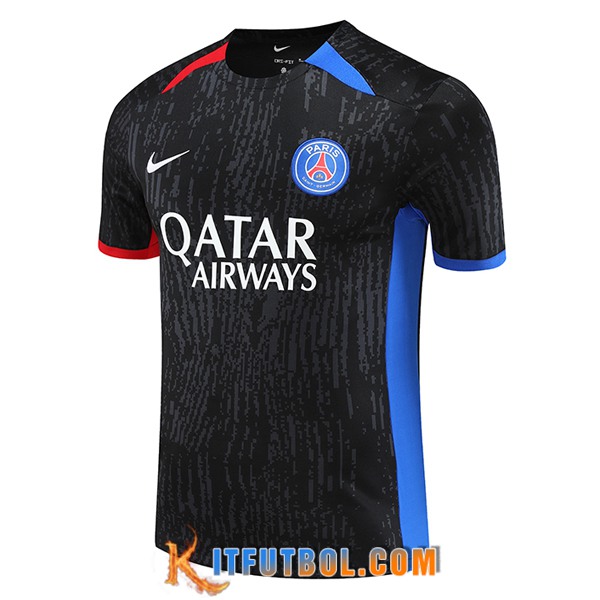 Camiseta Entrenamiento PSG Negro 2023/2024 -04