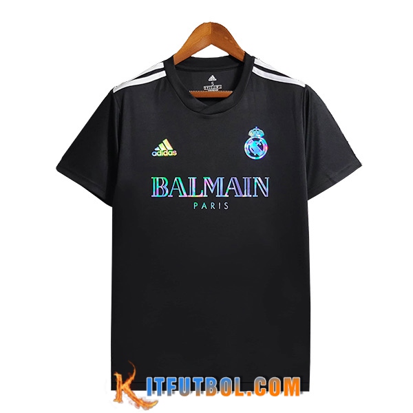 Camiseta Entrenamiento Real Madrid Negro 2023/2024 -04