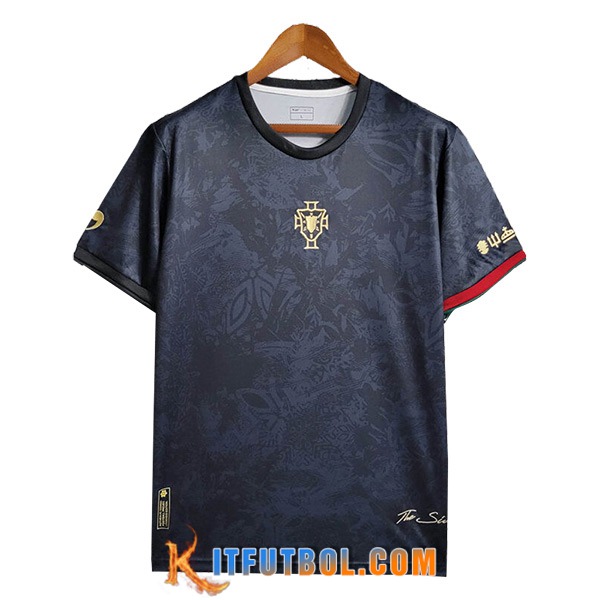 Camiseta Entrenamiento Portugal Negro 2023/2024