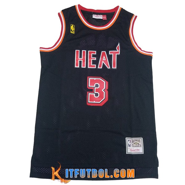 Camisetas De Futbol Miami Heat (WADE #3) 2023/24 Negro