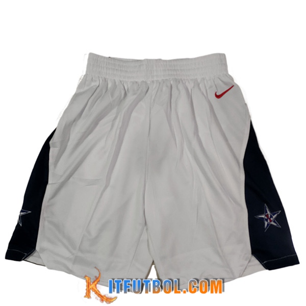Cortos NBA USA 2023/24 Blanco/Negro