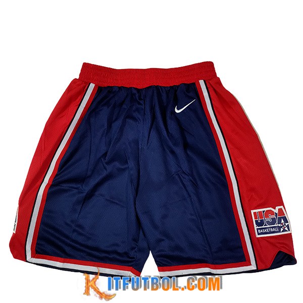 Cortos NBA USA 2023/24 Negro/Rojo -02