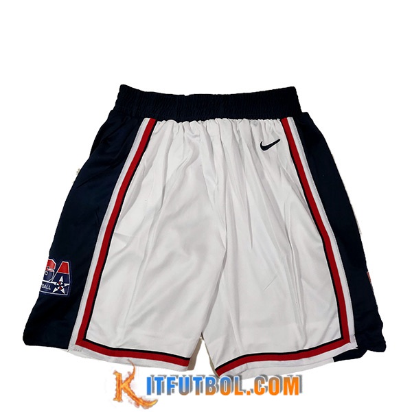 Cortos NBA USA 2023/24 Blanco/Negro -02