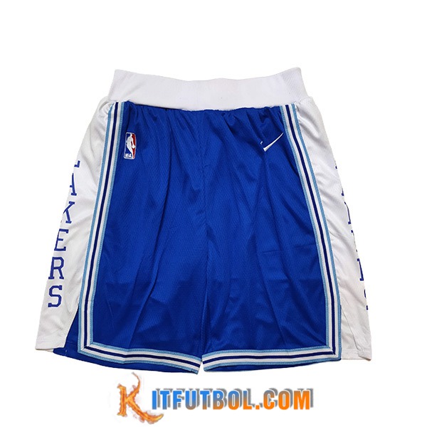 Cortos NBA Los Angeles Lakers 2023/24 Blanco/Negro/Azul