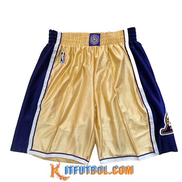 Cortos NBA Los Angeles Lakers 2023/24 Amarillo/Azul -05