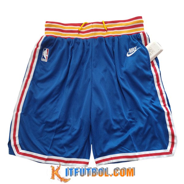 Cortos NBA Golden State Warriors 2023/24 Azul