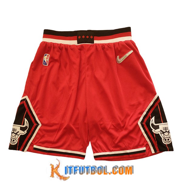 Cortos NBA Chicago Bulls 2023/24 Rojo