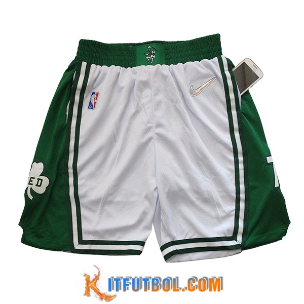 Cortos NBA Boston Celtics 2023/24 Blanco/Verde