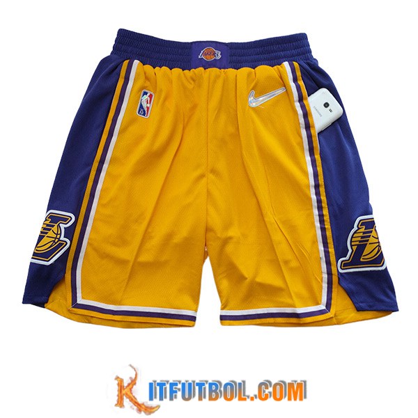 Cortos NBA Los Angeles Lakers 2023/24 Naranja/Violeta
