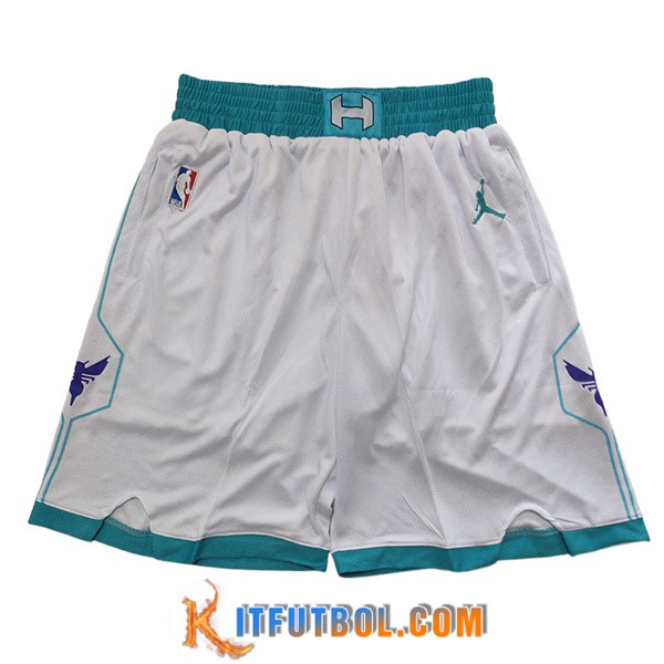 Cortos NBA Charlotte Hornets 2023/24 Blanco