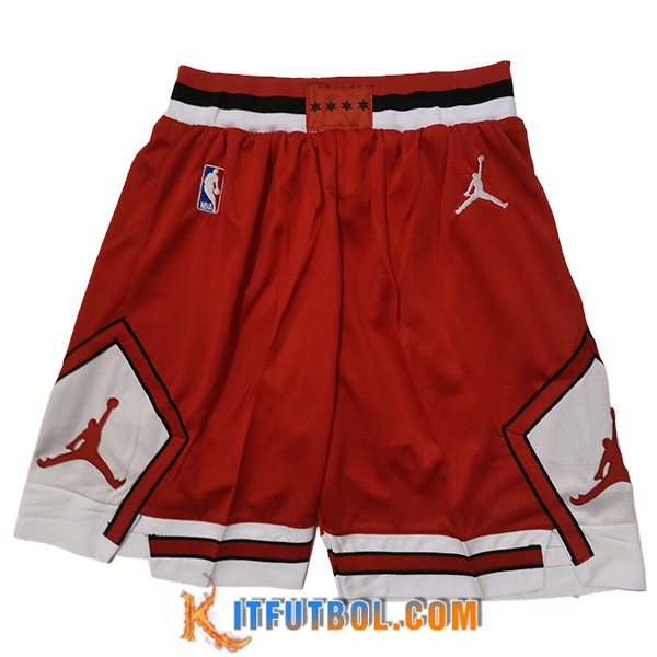 Cortos NBA Chicago Bulls 2023/24 Rojo