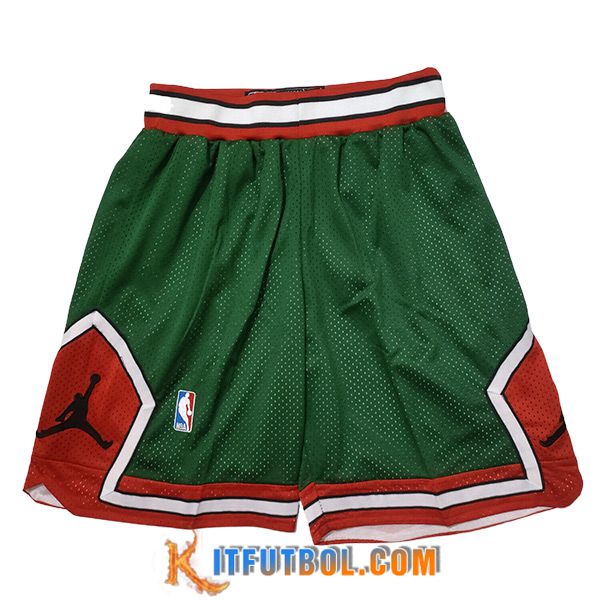 Cortos NBA Chicago Bulls 2023/24 Verde