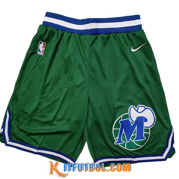 Cortos NBA Dallas Mavericks 2023/24 Verde