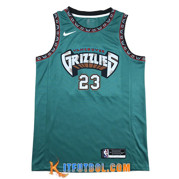 Camisetas De Futbol Memphis Grizzlies (Rosa #23) 2023/24 Verde