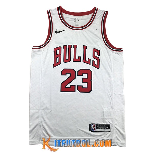Camisetas De Futbol Chicago Bulls (JORDAN #23) 2023/24 Blanco -05