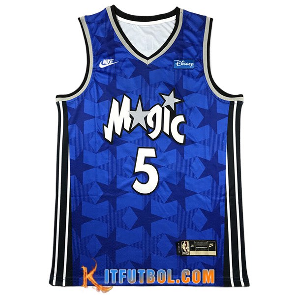 Camisetas De Futbol Orlando Magic (BANCHERO #5) 2023/24 Azul
