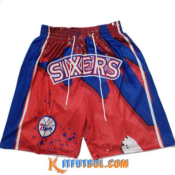 Cortos NBA Philadelphia 76ers 2023/24 Rojo/Azul