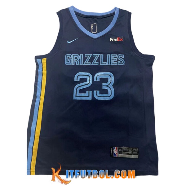 Camisetas De Futbol Memphis Grizzlies (Rosa #23) 2023/24 Azul Oscuro