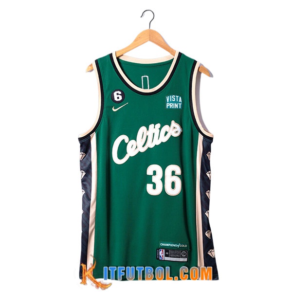 Camisetas De Futbol Boston Celtics (SMART #36) 2023/24 Verde