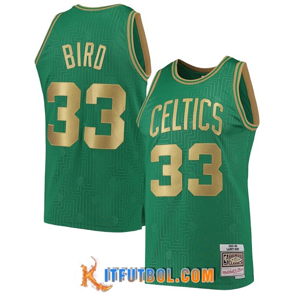 Camisetas De Futbol Boston Celtics (BIRD #33) 2023/24 Verde -02