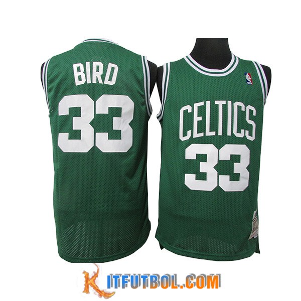 Camisetas De Futbol Boston Celtics (BIRD #33) 2023/24 Verde -03