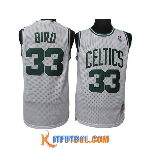 Camisetas De Futbol Boston Celtics (BIRD #33) 2023/24 Blanco -02