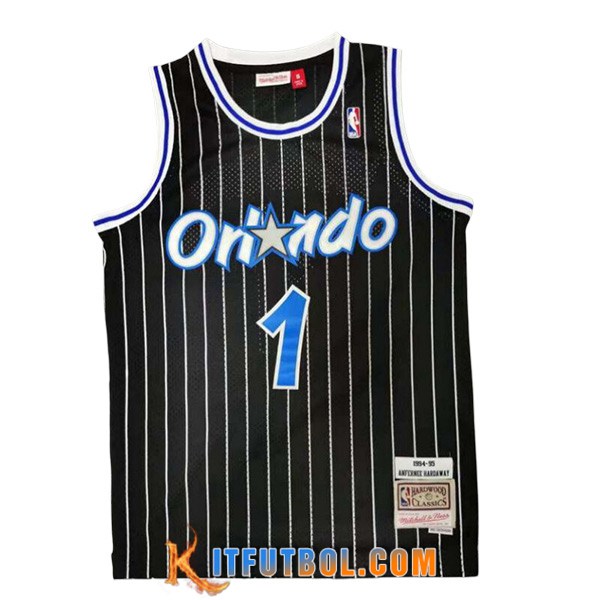 Camisetas De Futbol Orlando Magic (HARDAWAY #1) 2023/24 Negro -02