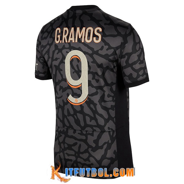 Camisetas De Futbol PSG (G.RAMOS #9) 2023/2024 Tercera