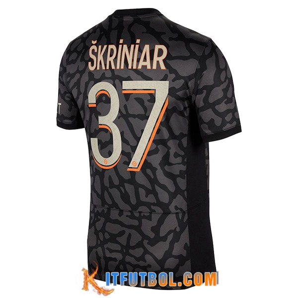 Camisetas De Futbol PSG (SKRINIAR #37) 2023/2024 Tercera
