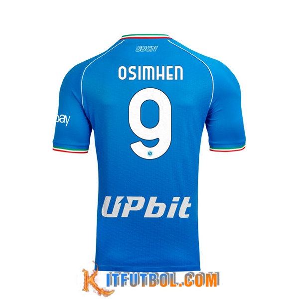 Camisetas De Futbol SSC Napoli (OSIMHEN #9) 2023/2024 Primera