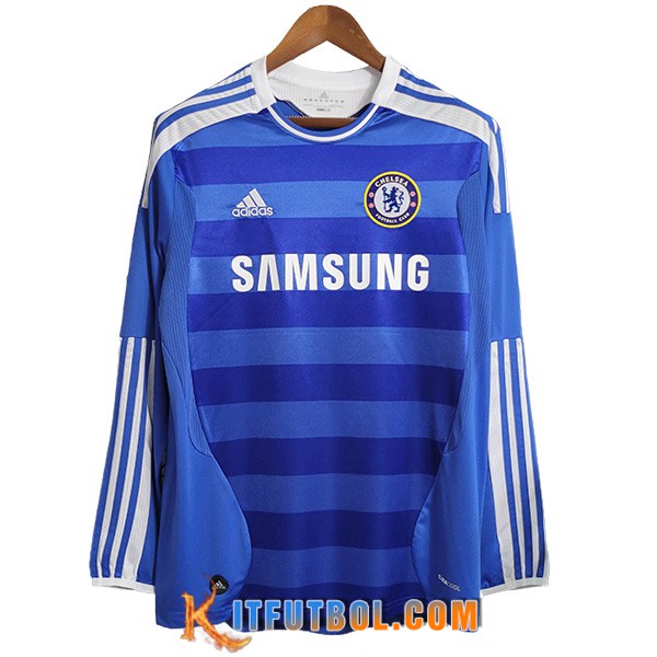Camisetas De Futbol FC Chelsea Retro Manga Largas Primera 2011/2012