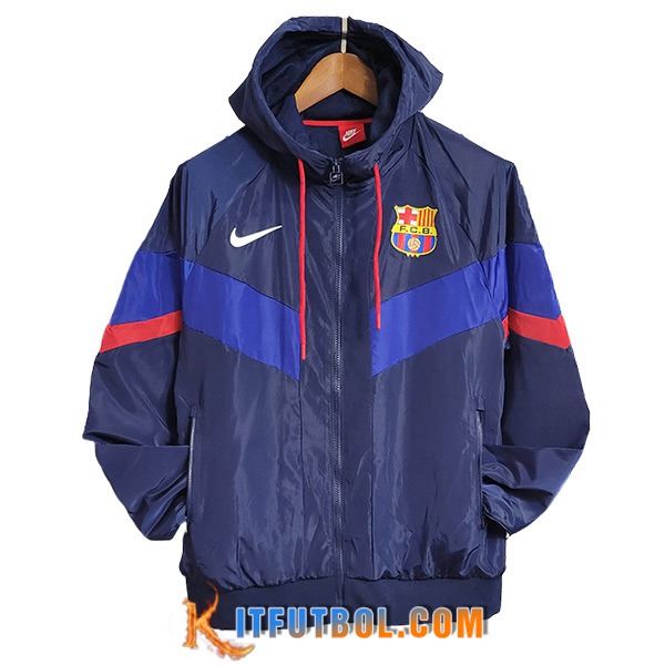 Rompevientos FC Barcelona Azul marino 2023/2024