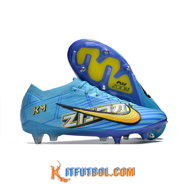 Nike Botas De Fútbol Air Zoom Mercurial Vapor XV Elite SG Azul/Amarillo