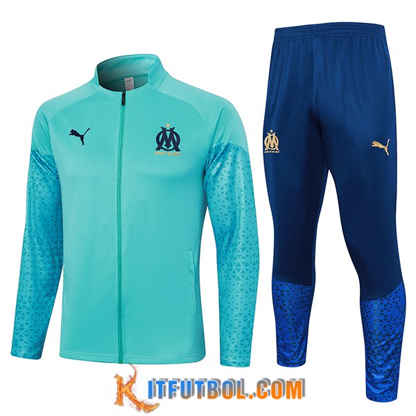 Chandal Equipos De Futbol - Chaqueta Marsella Azul Claro 2023/2024 -02