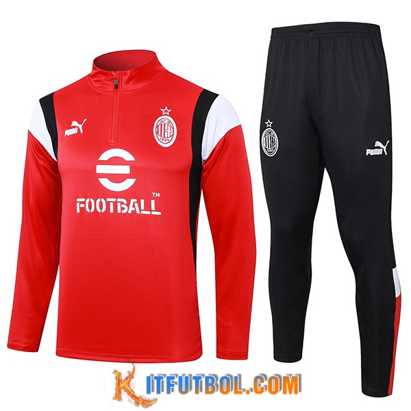 Chandal Equipos De Futbol AC Milan Rojo 2023/2024 -05
